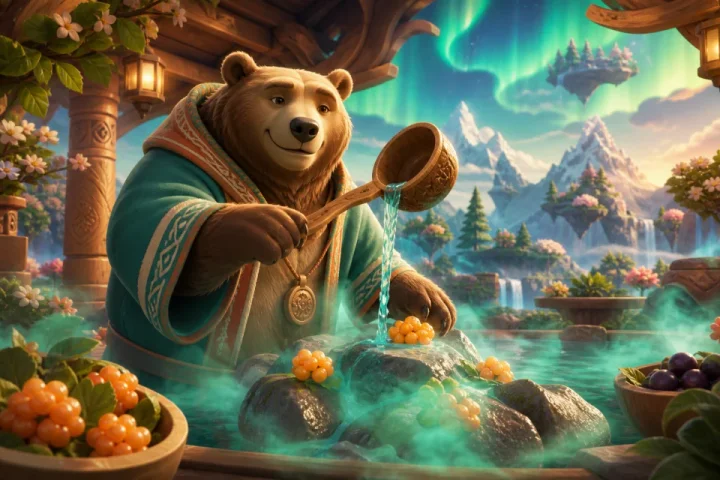 Aurora Orchard Retreat game illustration