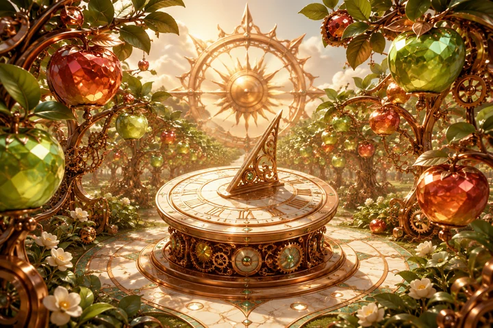 Clockwork Orchard game illustration