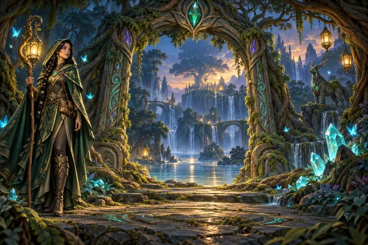 Enchanted Forest game illustration