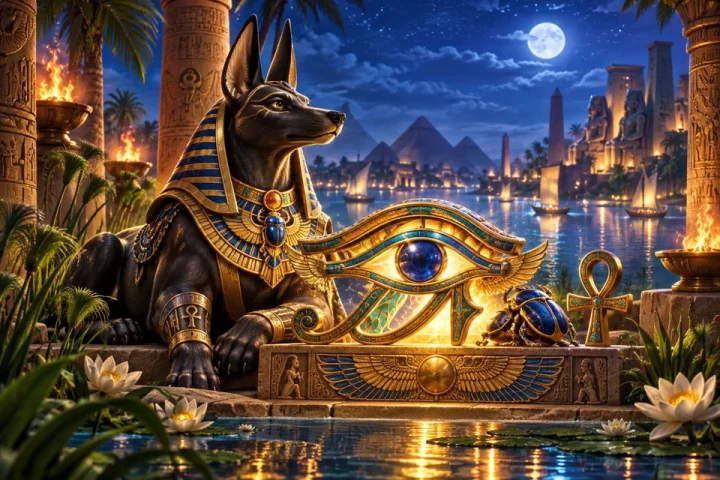 Eye of the Nile game illustration