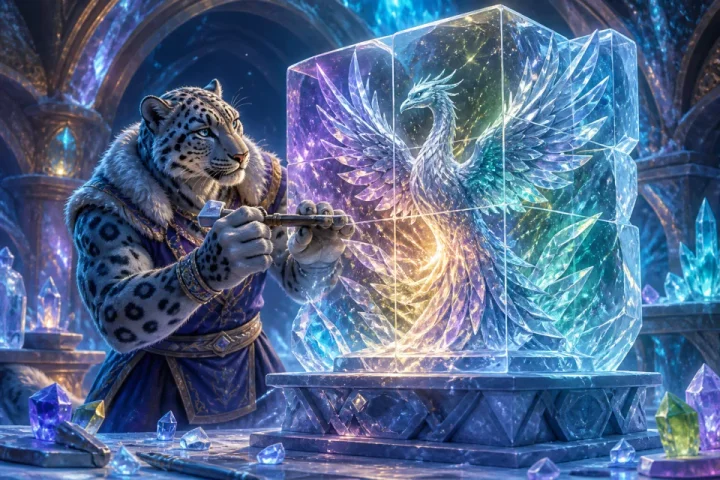 Frostwing Crystal Studio game illustration