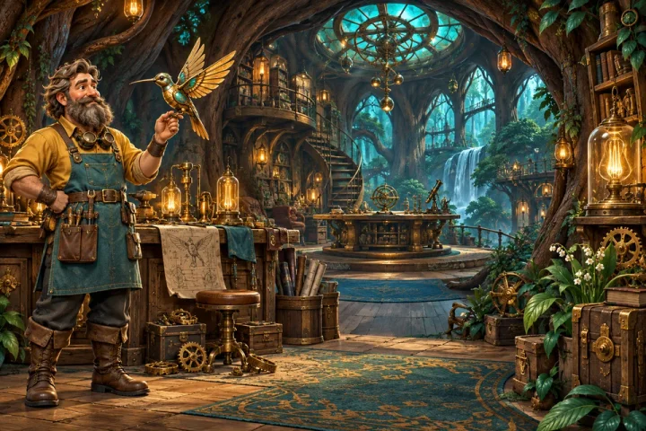Inventor’s Workshop game illustration