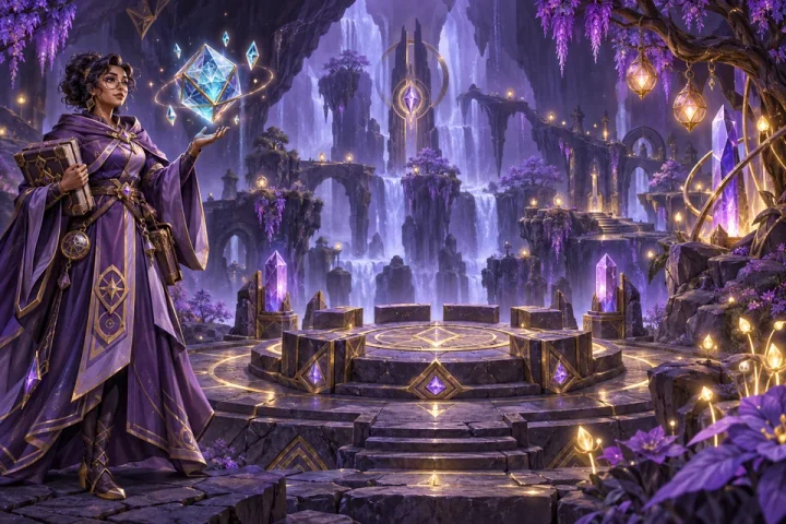 Magic Puzzle Quest game illustration