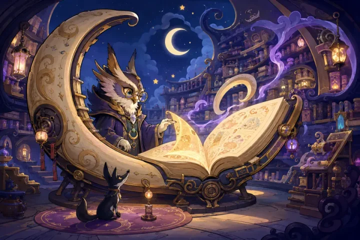 Moon Archive game illustration
