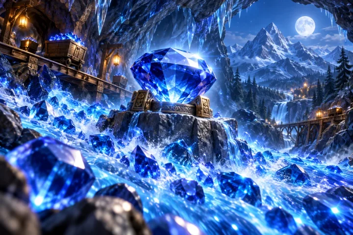 Sapphire Rush game artwork