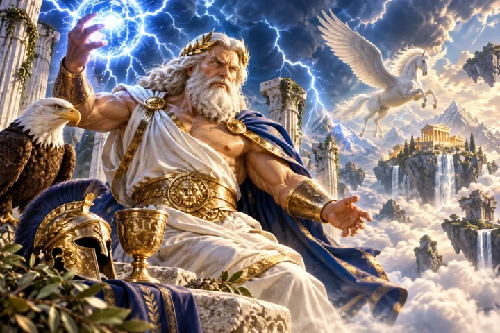 Zeus Ascends game illustration